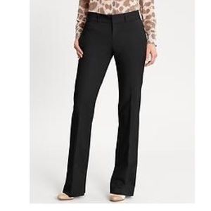 Banana Republic Black Martin Fit Sleek Trousers